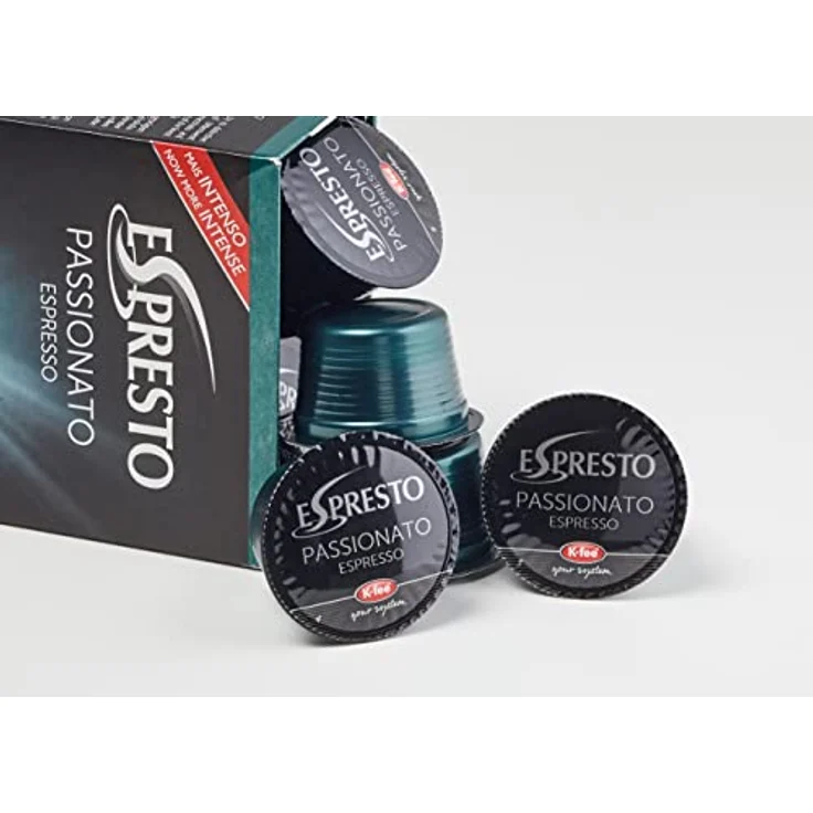ESPRESTO Passionato Espresso Kaffeekapseln Stärke 7, K-fee System, 6er Pack (6x124 g) – Bild 6
