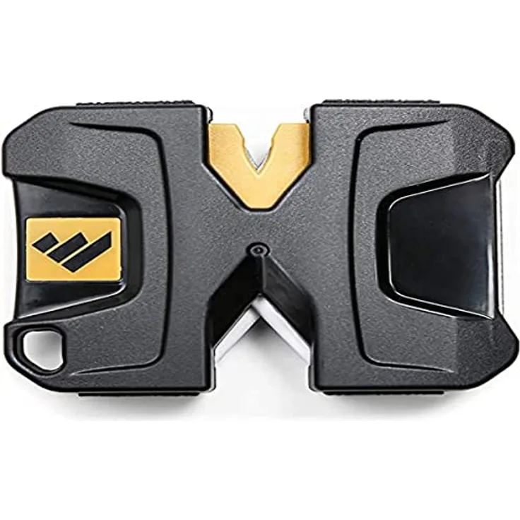 WORK SHARP® Pivot Knife Sharpener - Mini V Messer-Schärfer für Survival- & Outdoor - kleiner EDC Taschen Schärfer 25 Grad für Messer & Werkzeug