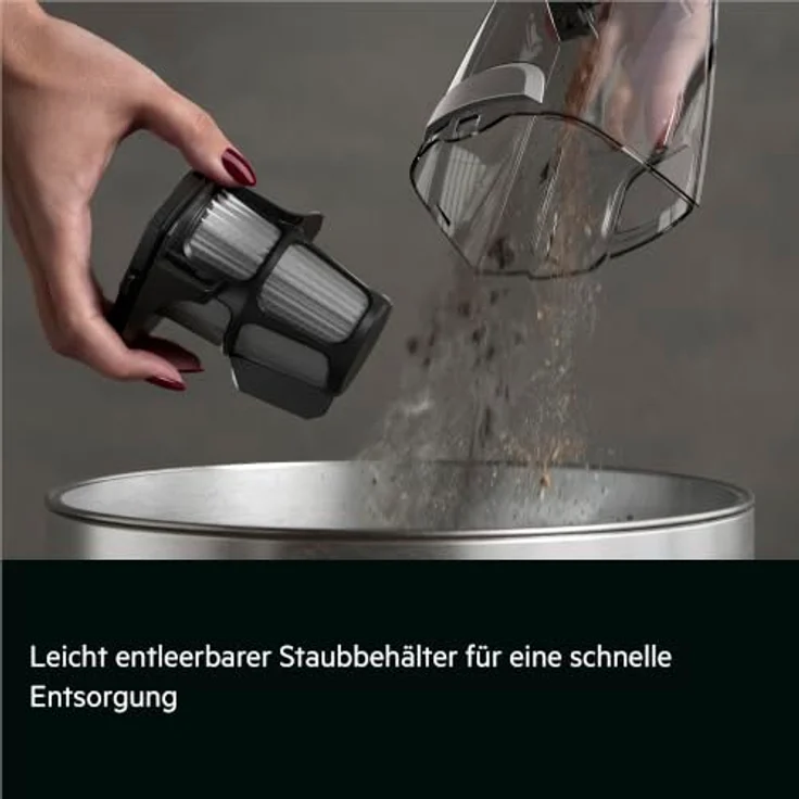 AEG Ergorapido Plus CX7-3-45CR, 2in1 Akku Staubsauger mit 50% stärkeren Saugkraft, rot – Bild 13