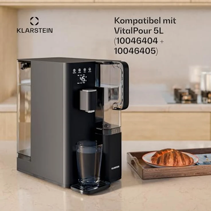 Klarstein 75G Osmose-Wasserfilter - 5-Stufiger PP+C+RO Wasserfilter mit 0,0001 Mikron Präzision, Entfernt 99,99% Schadstoffe, Einfache Twist-In Installation, Lange Lebensdauer bis zu 12 Monaten – Bild 5