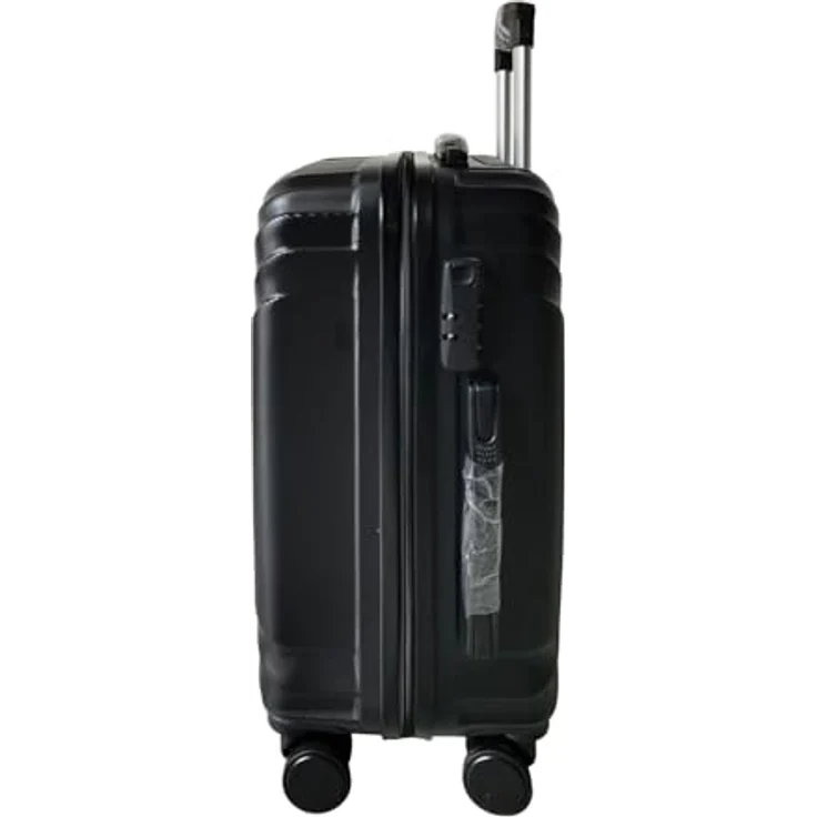 NTK-Collection Mabell Hartschalenkoffer 4er-Set Schwarz, (115 l, Handgepäck bis 50 l, M 50-90 l, L 90-115 l, XL ab 115 l) mit Zahlenschloss und leichtläufigen Rollen – Bild 3