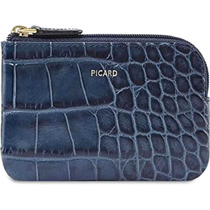 Picard, Schlüsseletui Damen, Elegante Kroko-Prägung auf Leder, in der Farbe Midnight/Blau, aus der Serie Weimar 1, 731980V947