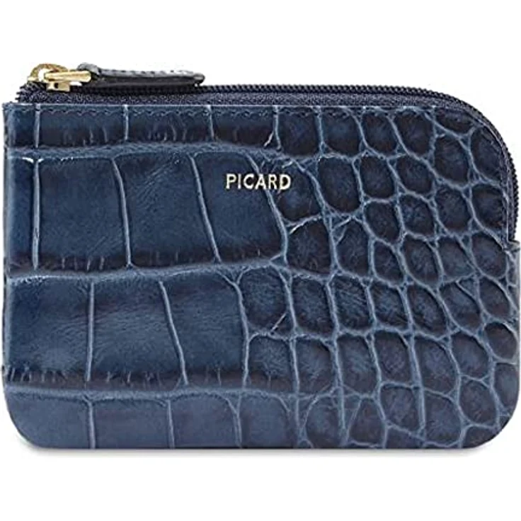 Picard, Schlüsseletui Damen, Elegante Kroko-Prägung auf Leder, in der Farbe Midnight/Blau, aus der Serie Weimar 1, 731980V947