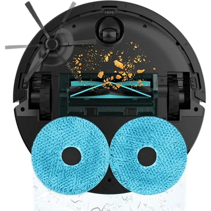 Cecotec Conga X50 X-Treme, Beutelloser Staubsauger-Roboter, Schwarz, Rund, 280 min Akkulaufzeit – Bild 2