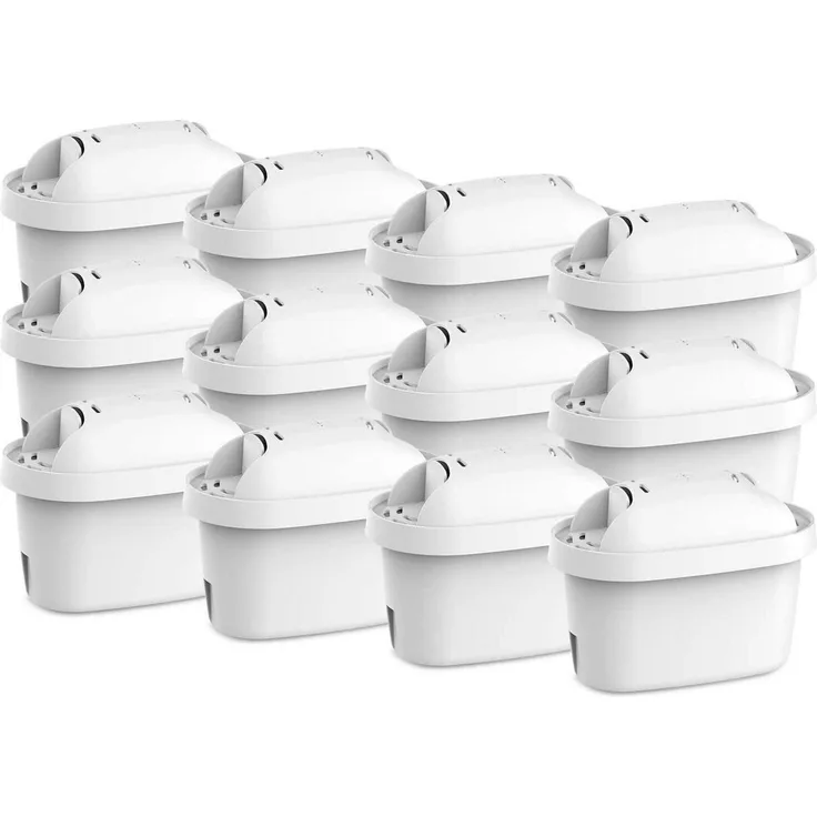 AQUA CREST Wasserfilter Kartusche Ersatz für Brita Maxtra+ Plus, 12 Stück, kompatibel mit Maxtra Pro, reduziert PFAS, TÜV SÜD & NSF zertifiziert