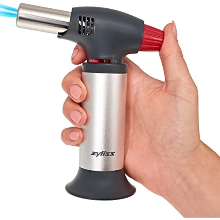 Zyliss E980202 Küchenbrenner, Silber/Schwarz, Kochwerkzeug zum Bräunen/Karamalisieren von Lebensmitteln, einfaches Nachfüllen – Bild 5