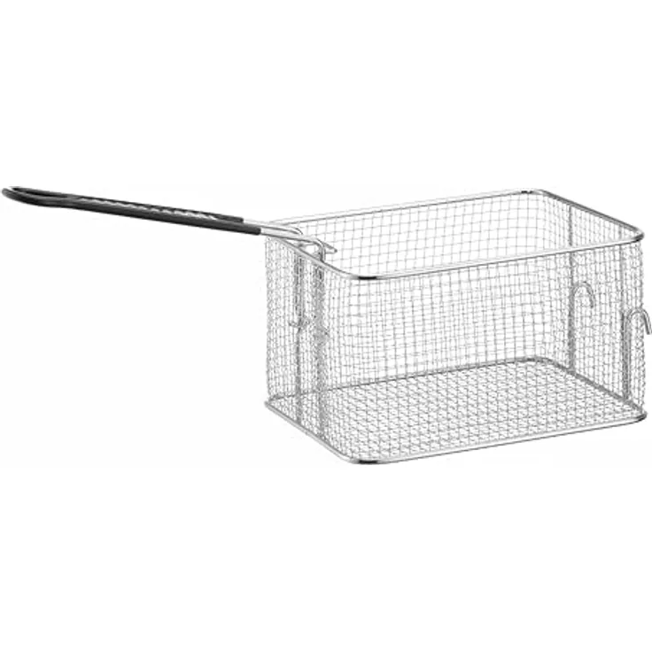 HENDI Frittierkorb für 8-Liter-Fritteusen, robuste Konstruktion, 238x190x140mm, ideal für Gastronomie und privaten Gebrauch