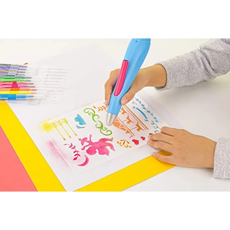 Peach Nachfüllset für elektrischen Airbrush Stift - 12 Farben - PO151 – Bild 4