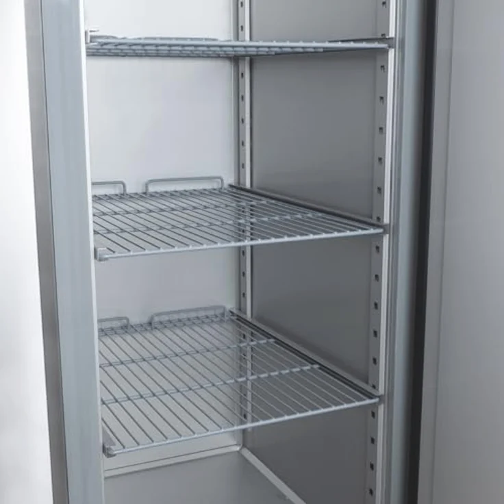 GastroHero Tiefkühlschrank ELINE 650 GN 2/1 Monoblock, 605 L, Edelstahl, energieeffizient, -22 bis -18 °C, Umluftkühlung, digitale Temperaturanzeige – Bild 4