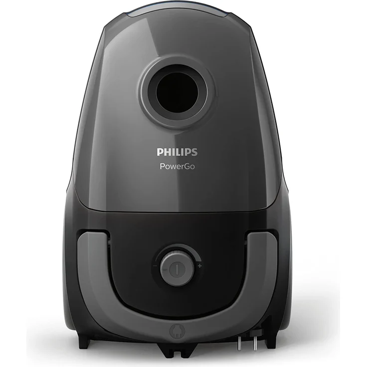 Philips FC8244-09 Bodenstaubsauger mit Beutel, 900 Watt, 9 m Aktionsradius, schwarz-grau – Bild 3