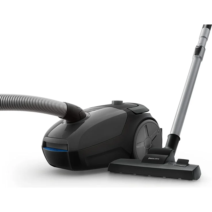 Philips FC8244-09 Bodenstaubsauger mit Beutel, 900 Watt, 9 m Aktionsradius, schwarz-grau – Bild 5