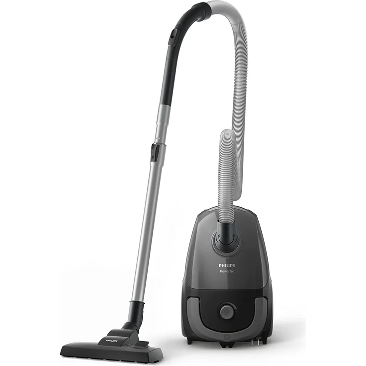 Philips FC8244-09 Bodenstaubsauger mit Beutel, 900 Watt, 9 m Aktionsradius, schwarz-grau – Bild 1