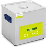 Ulsonix Ultraschallgerät Degas Ultraschall Reiniger Ultraschallreiniger 10 l 240 W, Ultraschallreiniger, Silber