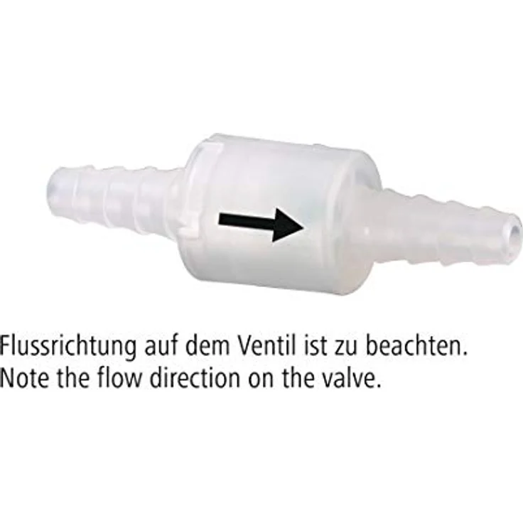 Xavax 7-teiliges Ablaufschlauch-Set für Trockner (Ablaufschlauch 1,5m, Siphonanschluss inkl. Dichtungsring, 3 Schlauchschellen und Rückschlagventil) – Bild 4