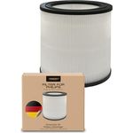 Comedes Ersatzfilter für Philips FY0611/30, HEPA-Filterkombination für Luftreiniger AC0650, AC0651/10, 15,3 cm hoch, 16,6 cm Ø