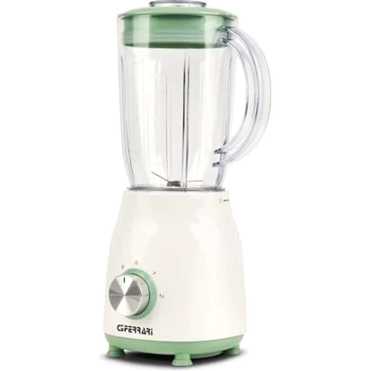 G3 Ferrari G20169 Standmixer, 350 W, 1,2 l, 4 Edelstahlklingen, 2 Geschwindigkeitsstufen + Pulse, Sicherheitsdeckel mit Dichtung – Bild 1