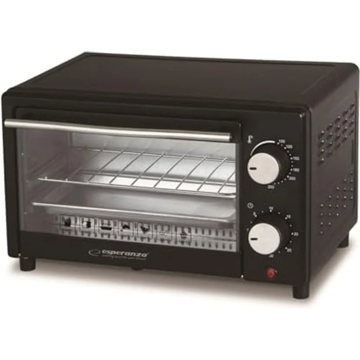Esperanza EKO007 Minibackofen, 10 l, 900 W, schwarz – Bild 3