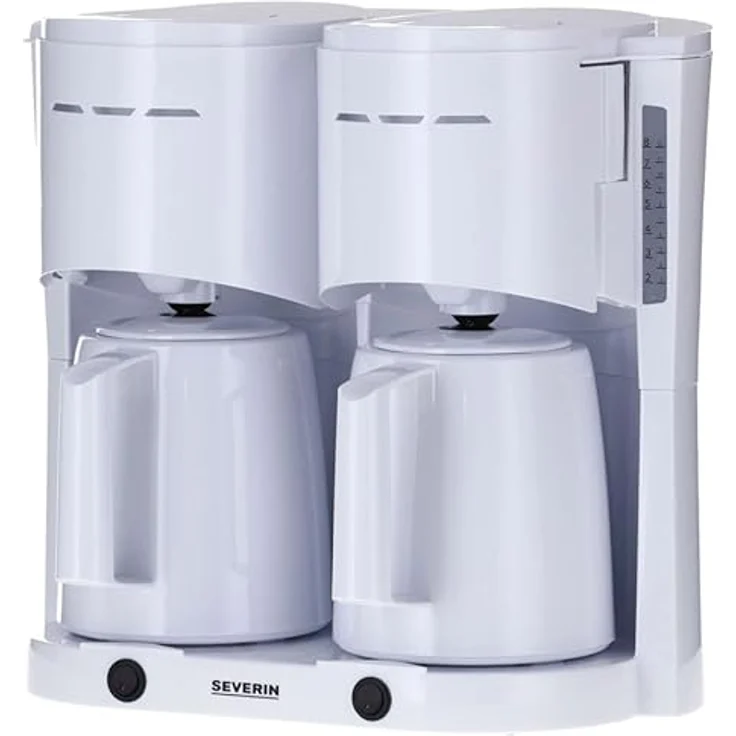 Severin KA 9314 Duo-Filterkaffeemaschine, Filterkaffeemaschine, Weiss – Bild 3