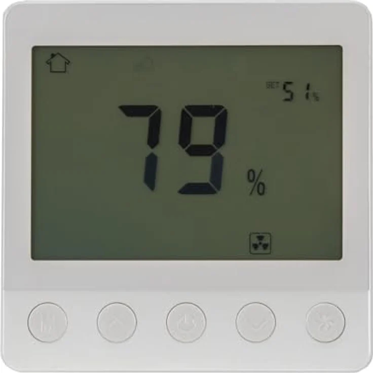 MSW Luftentfeuchter mit Controller und Fernbedienung 90 m² 72 l/24 h 400 m³/h 820 W - Bautrockner Raumentfeuchter Entfeuchter Trocknungsgerät in Weiß – Bild 4