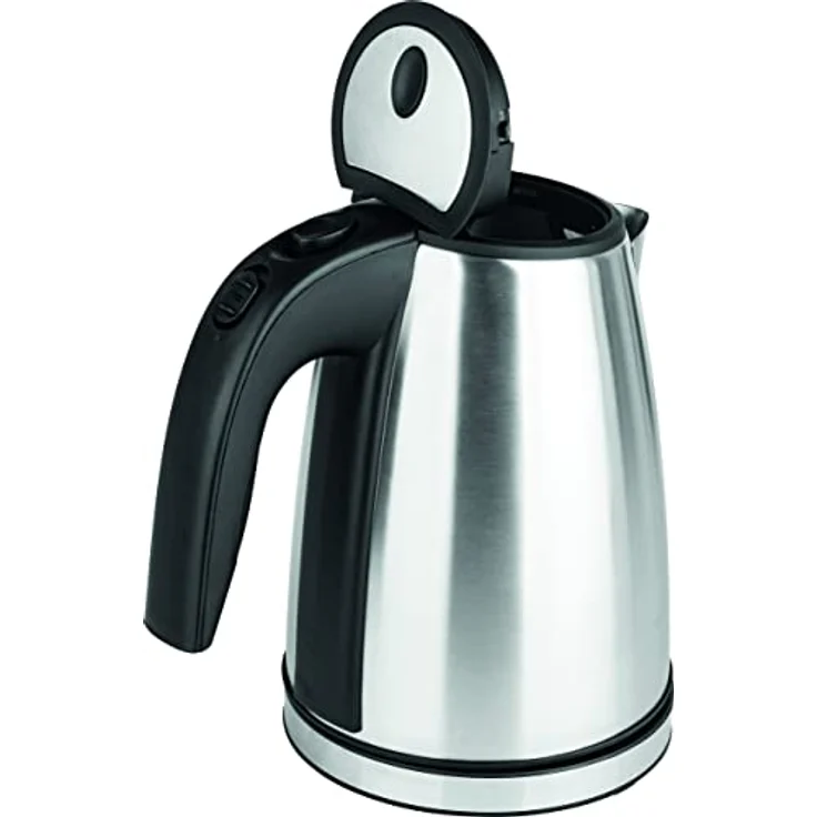ECG RK 1050 Wasserkocher, 1500 Watt, 1 Liter, Wasserstandanzeige, Edelsthal, Kunstsstoff, silber – Bild 3