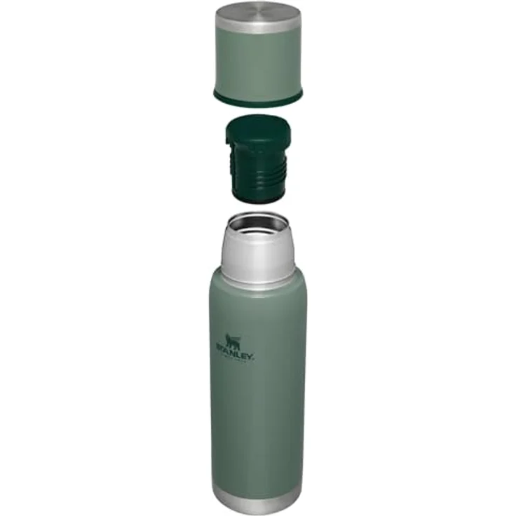 Stanley Adventure To Go Flasche, 1L Thermoskanne in Hammertone Green, 670g, 88 x 88 x 303 mm – Bild 3