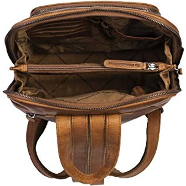 The Chesterfield Brand Naomi City Rucksack Leder, 34 cm, 100% Leder, braun – Bild 5