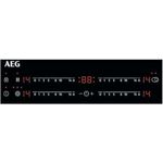 AEG HRB64478XB Autarkes Glaskeramik Kochfeld, 57,6 cm breit, Pause-Funktion, Kindersicherung, Abschaltautomatik, Edelstahlrahmen