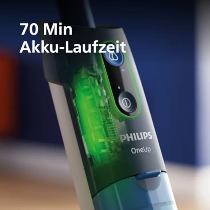 Philips OneUp 5000 Serie Elektrischer Wischmopp - 2X sauberere Böden², 2X schnelleres Wischen, Zwei Feuchtigkeitseinstellungen für Harte & empfindliche Böden, Kabellos mit 360° Drehgelenk (XV5113/01) – Bild 5
