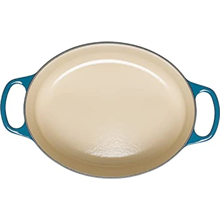 Le Creuset Signature Bräter, oval, 27 cm, deep teal – Bild 4