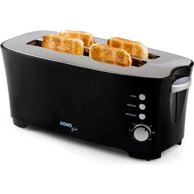 Domo DO961T Toaster, Edelstahl rostfrei – Bild 2