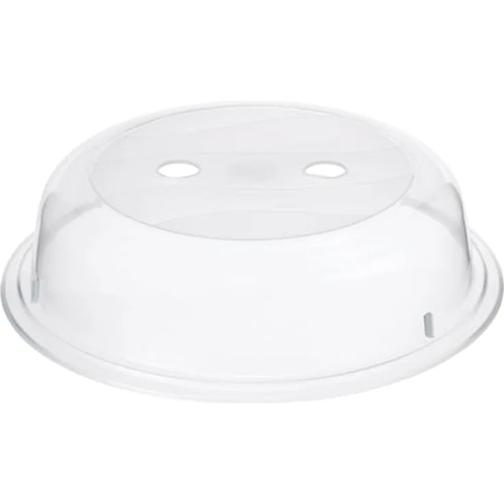 Rotho Basic Mikrowellenabdeckhaube, Kunststoff (BPA-frei), transparent, (26,5 x 26,5 x 6,5 cm) – Bild 4