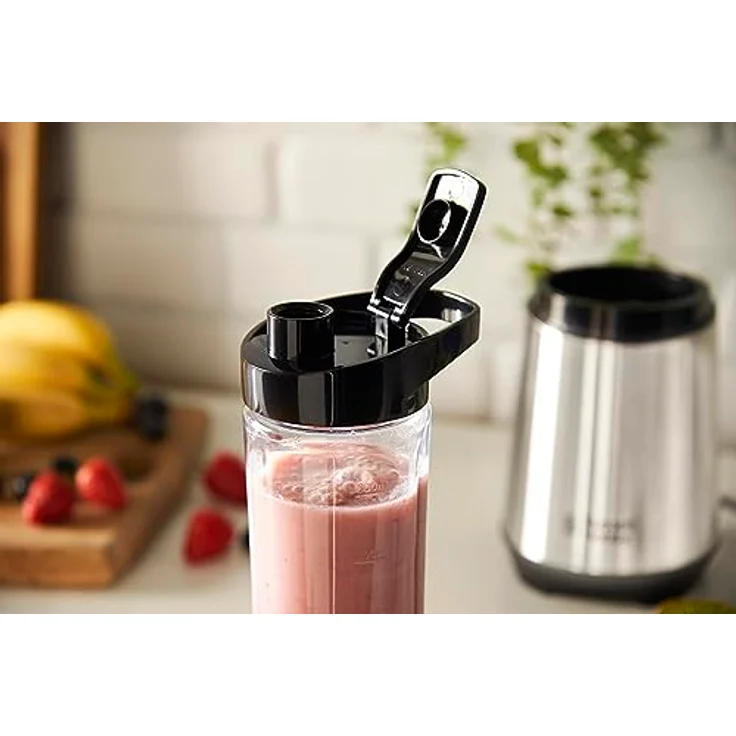 RUSSELL HOBBS Mix&Go Steel Smoothie Maker, 300 W, Edelstahl – Bild 5