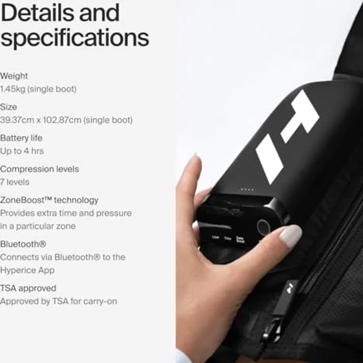 Hyperice Normatec Premier - Standardgröße – Kabelloses Erholungssystem mit patentierter dynamischer Kompressionsmassage-Technologie – Bild 5