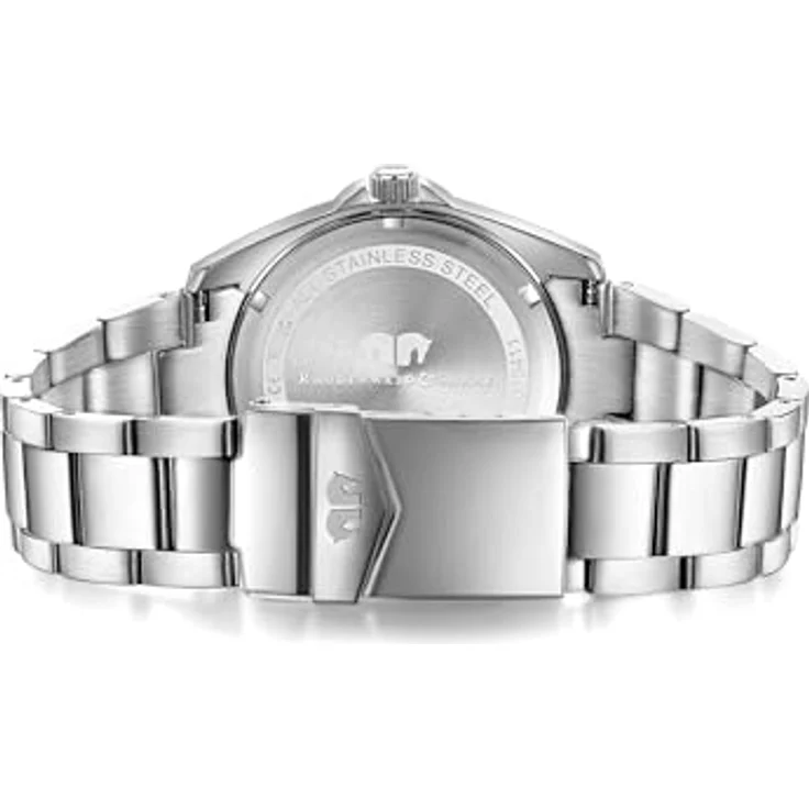 Rhodenwald & Söhne Damen Uhr 10010411, analog mit Quarzwerk, Edelstahl Armband in Silber, wasserdicht bis 10 ATM, 37,5 mm Gehäuse – Bild 5