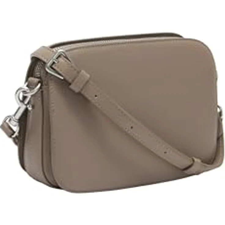 Liebeskind Luka Umhängetasche aus 100% Leder, 20 cm x 7 cm x 14 cm, grau – Bild 2