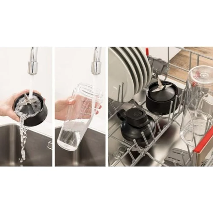 Bosch MMB2111M Standmixer, 450 Watt, 0,6 Liter, FlowBooster, inkl. Trinkflasche, silber – Bild 6