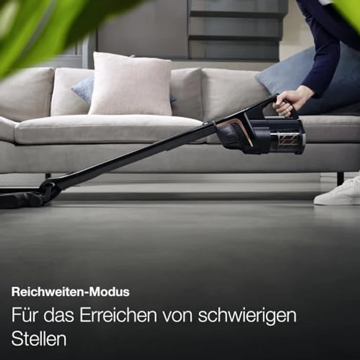 Miele Triflex HX2 Cat & Dog Handstaubsauger SOML0, 60 min Akkubetrieb, Akkuwechsel-Option, Vortex-Technologie, 192 Watt,  schwarz – Bild 6