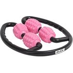 JELEX Massageroller JELEX Massage 4 Rad Massage-Doppelroller, 4 Rollen mit insgesamt 200 Massageknötchen, Polypropylen, fördert Durchblutung und reduziert Schwellungen