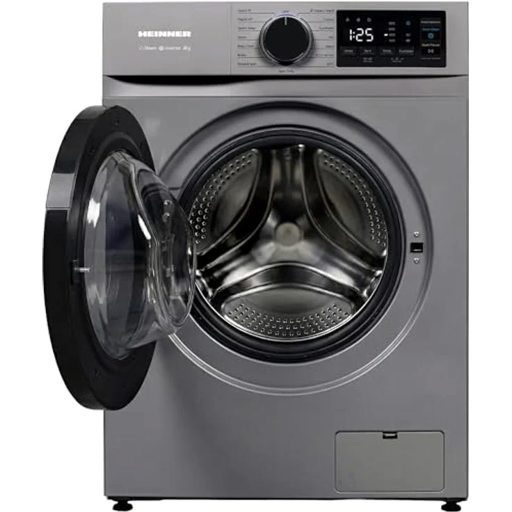 Heinner HWM-M814IVNS, Frontlader Waschmaschine, 8 kg, Energieeffizienzklasse A, 1400 U/min, 72 dB – Bild 4