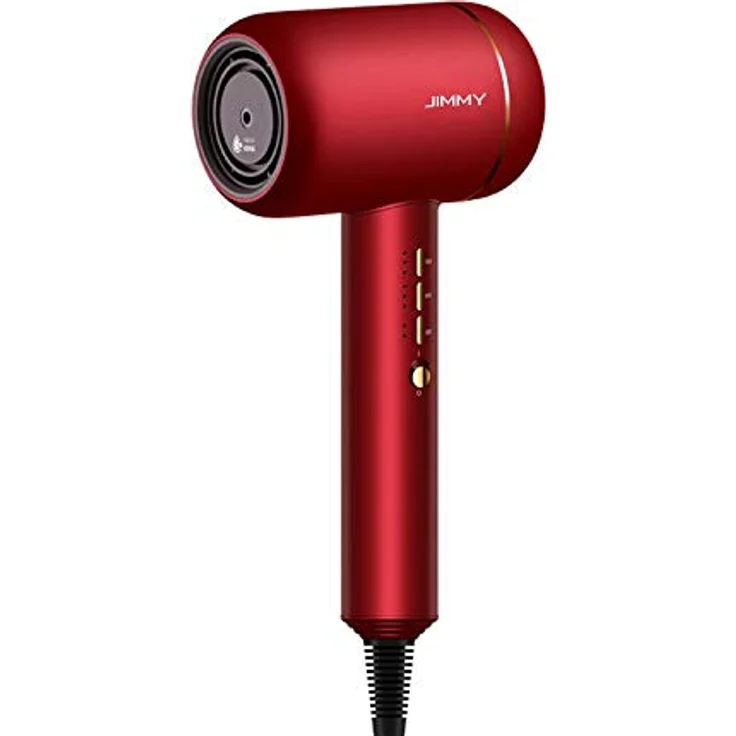 Jimmy F6 Ruby Red Max Air Spee Haartrockner, 1800 Watt, Überhitzungsschutz, Thermo-Sensor-Technologie, rot – Bild 2