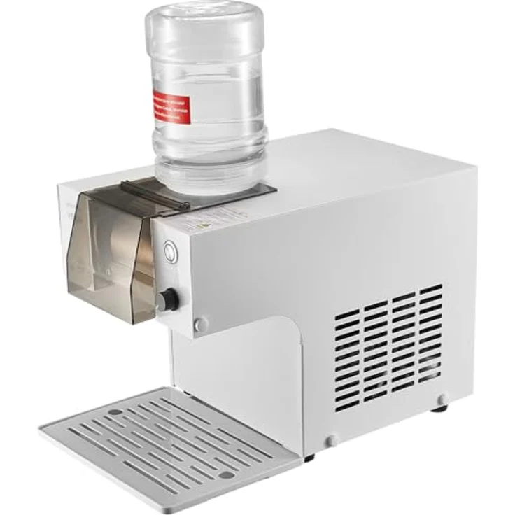 VEVOR Schneeflocken-Eismaschine DB60, 60 kg/Tag Eis-Rasiermaschine mit Edelstahlklinge, 1,8 L Tank, 90-s Schnellkühlung, für Zuhause und kleine Veranstaltungen – Bild 9