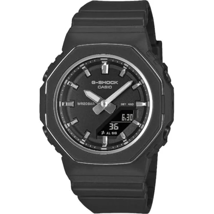 Casio GMA-P2110-1AER G-Shock Classic, Armbanduhr aus Kunstharz in Schwarz, kompakte Größe, schlichtes Design – Bild 1