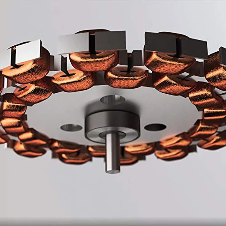 Cecotec Deckenventilator EnergySilence Aero 5200, 52" (132 cm) mit DC Motor, 40 W, LED Beleuchtung, Fernbedienung, Weißes Design – Bild 2