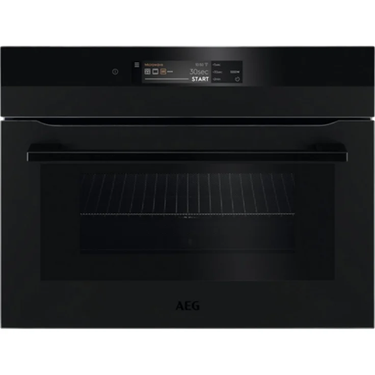 AEG Mikrowelle KMK868000T, 43 l, WLAN-fähig, Emaille-Beschichtung, MattBlack – Bild 1