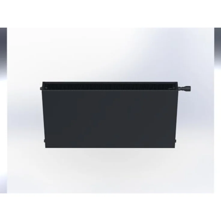 Sanicomfort Universal-Planheizkörper Typ 22 DK, 60 x 10,5 x 60 cm, Schwarz Matt, effiziente Wärmeverteilung, Qualitätsstahl – Bild 4