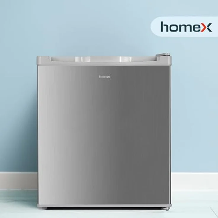 homeX Mini Gefrierschrank, 33L 4-Sterne Gefrierbox, freistehend, leise, silber – Bild 5