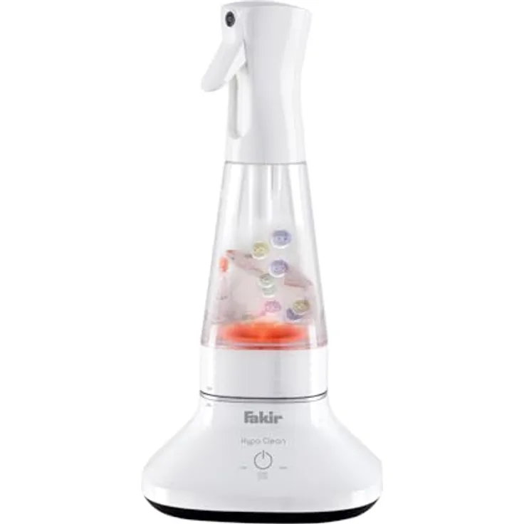FAKIR 9212001 Wassersterilisiergerät, Desinfektionsmittel aus Leitungswasser, ABS-Gehäuse, felxible Anwendung mit Sprühkappe und Mikrozerstäuber