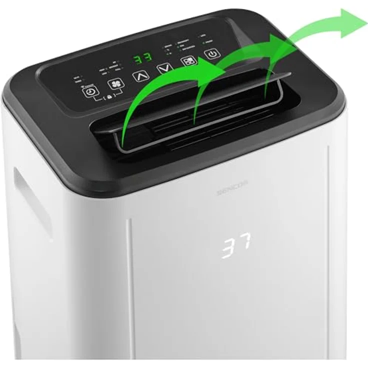 SENCOR INTELLIGENTER MOBILER LUFTENTFEUCHTER SDH 2028WH SENCOR, Weiß – Bild 2