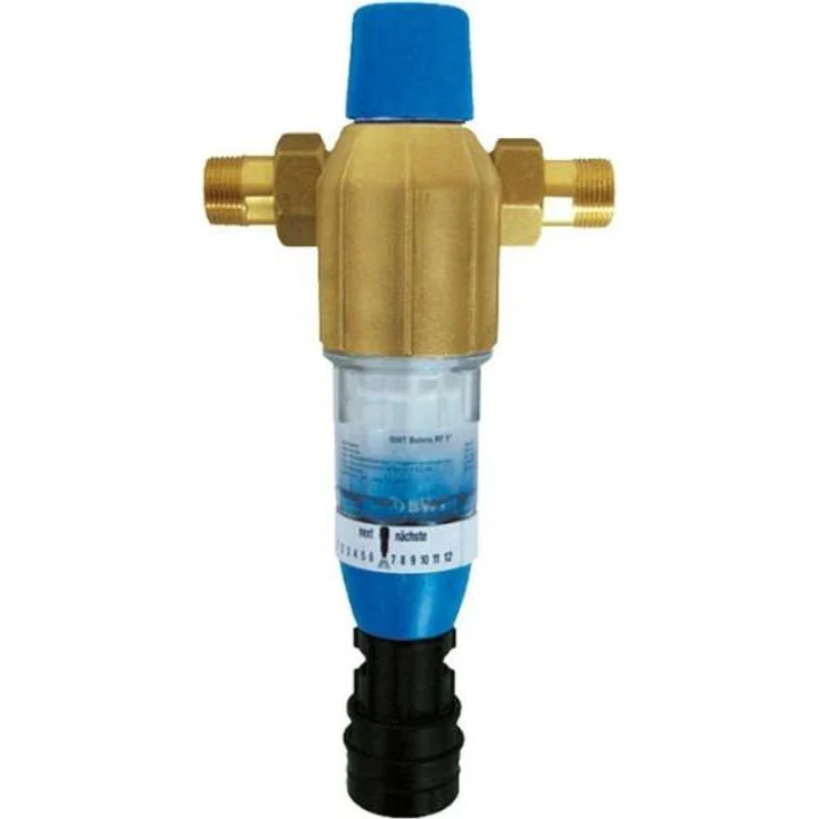 BWT Rückspülfilter Bolero DN32, bleifrei, 1/4" Anschluss, 330 mm, für waagerechten und senkrechten Einbau