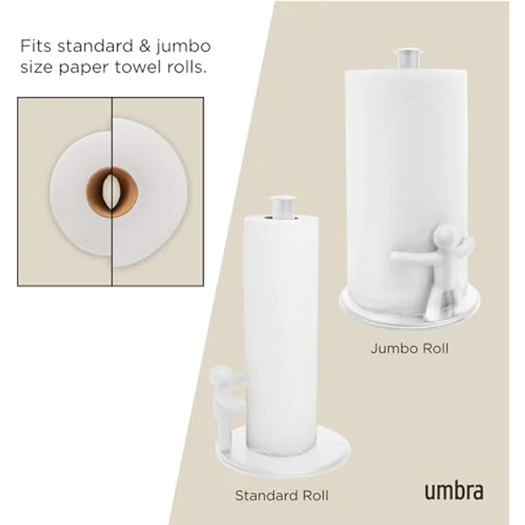 Umbra BUDDY Küchenrollenhalter freistehend, weiss  – Bild 7